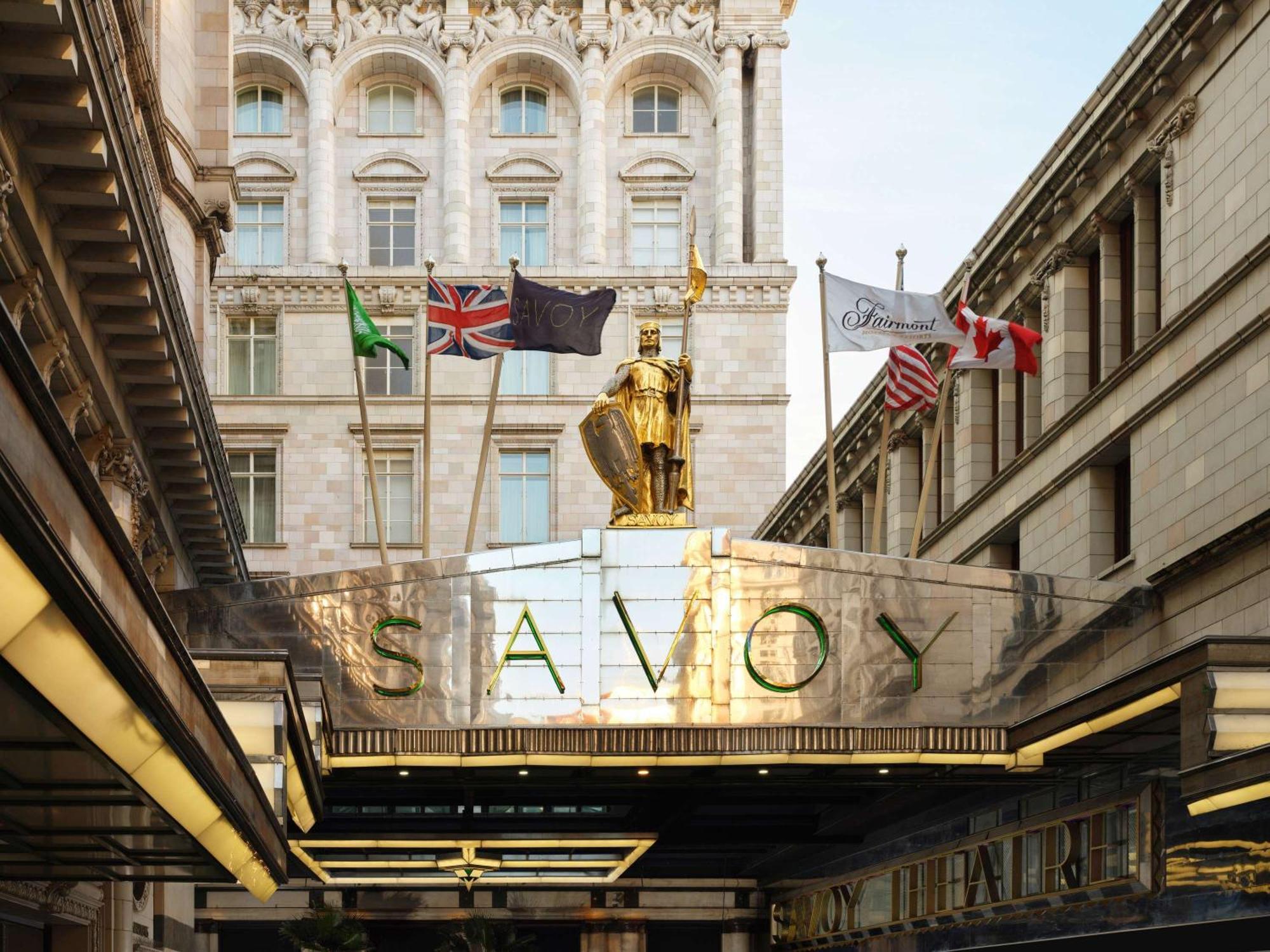 The Savoy Hotel Londra Exterior foto